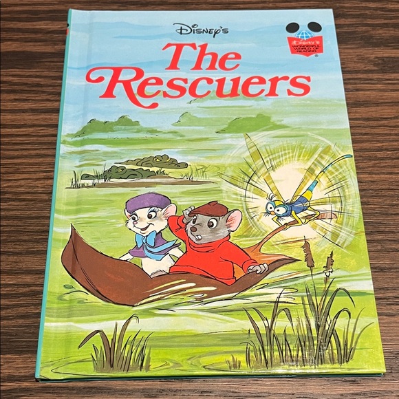 Disney Other - Disney's The Rescuers Vintage Hardcover Book